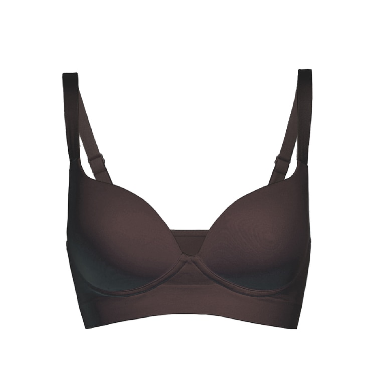 스킨온 와이어리스 코지 브라 - 핑크/브라운, 75B