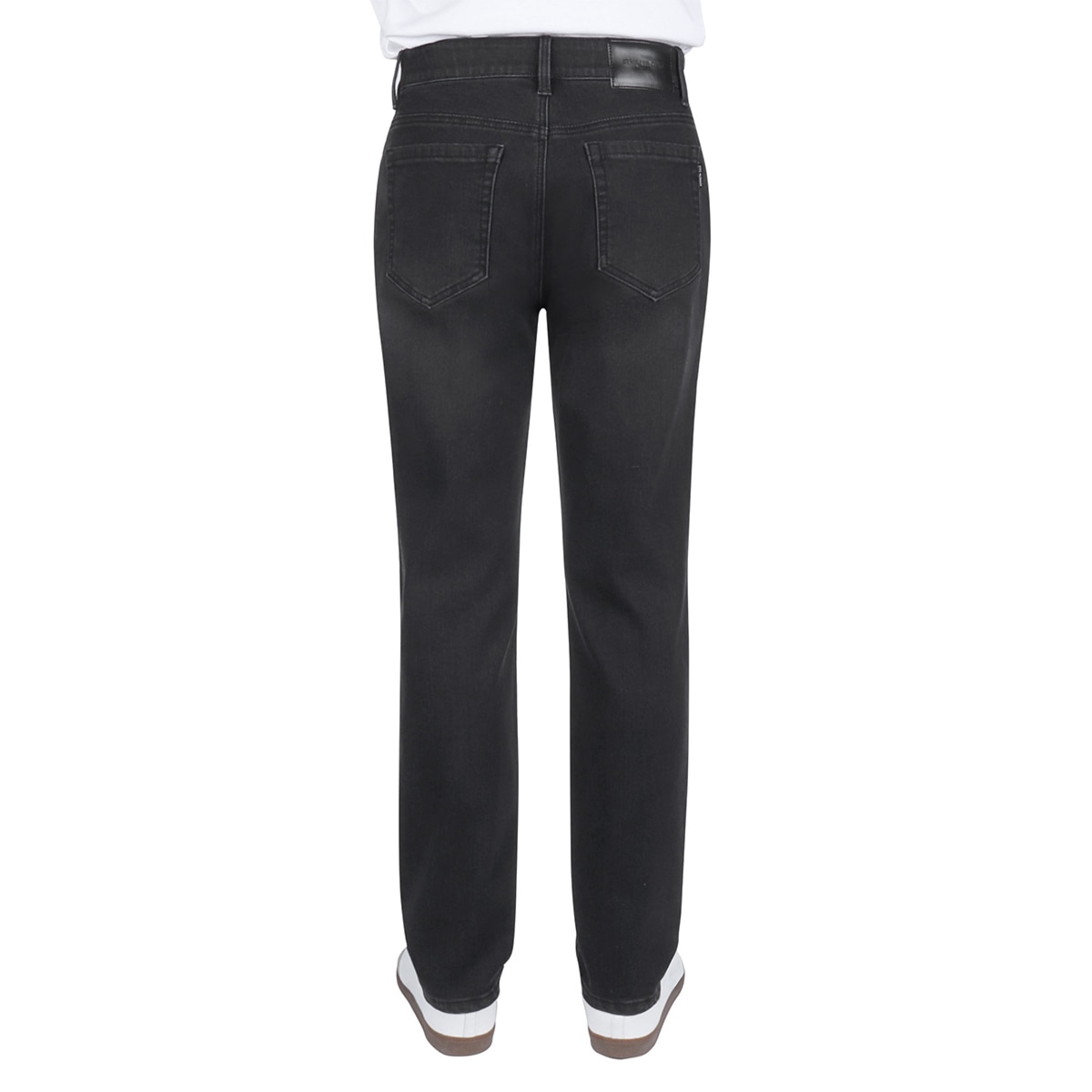 케네스콜 남성 플리스 테이퍼드 청바지 - 블랙, 34