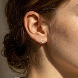 클라베드제이 골드 귀걸이 헥사14k