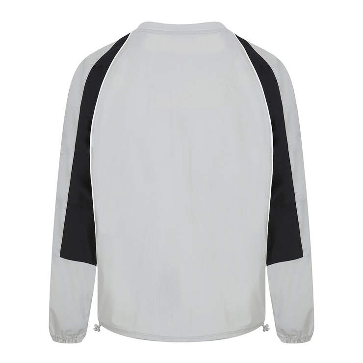 푸마 남성 긴소매 액티브 우븐 크루 - 그레이, M