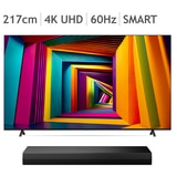 엘지 UHD TV 86UT93RC0NA 217cm (86) + S20A