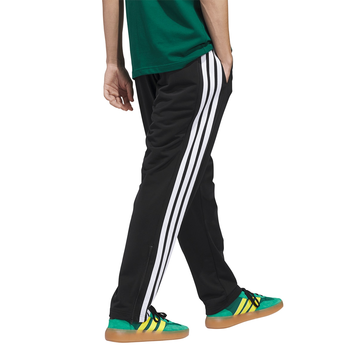 아디다스 남성 3S 트리코트 바지 - 블랙, M