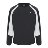 푸마 남성 긴소매 액티브 우븐 크루 - 블랙, L
