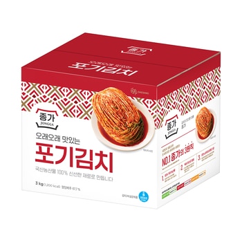 종가 포기김치 3kg