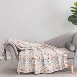 Berkshire 양면 프린트 플러쉬 담요152x178cm - 플로럴