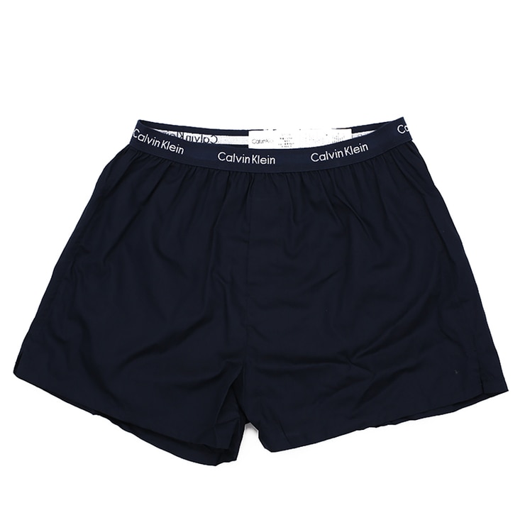 캘빈클라인 남성 우븐 박서 브리프 3 매 - 네이비 3종