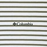 컬럼비아 여성 스트라이프 티셔츠 - 카키, S