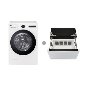 엘지 오브제 워시콤보 + 수납함 화이트 세탁24kg & 건조15kg