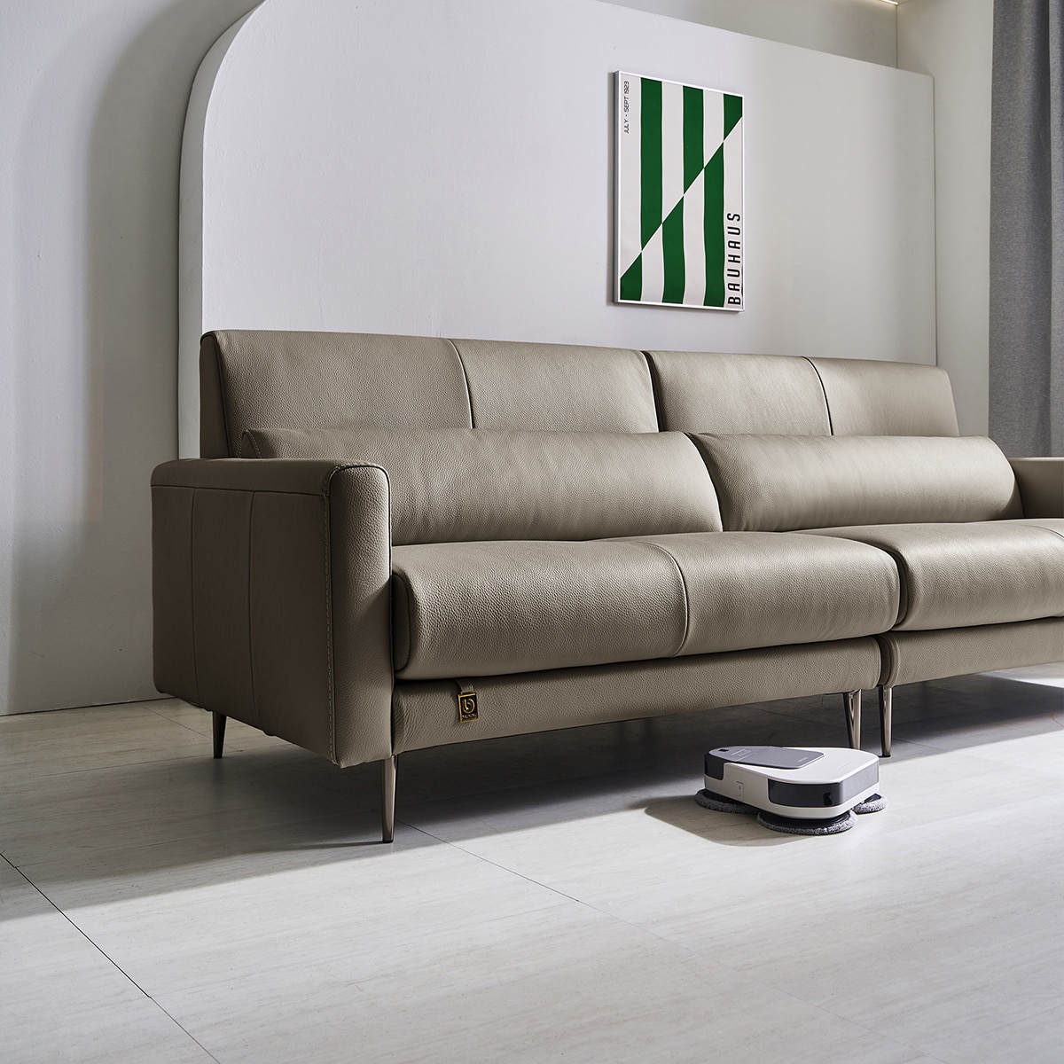 다우닝 가죽 소파 로이드 W2400