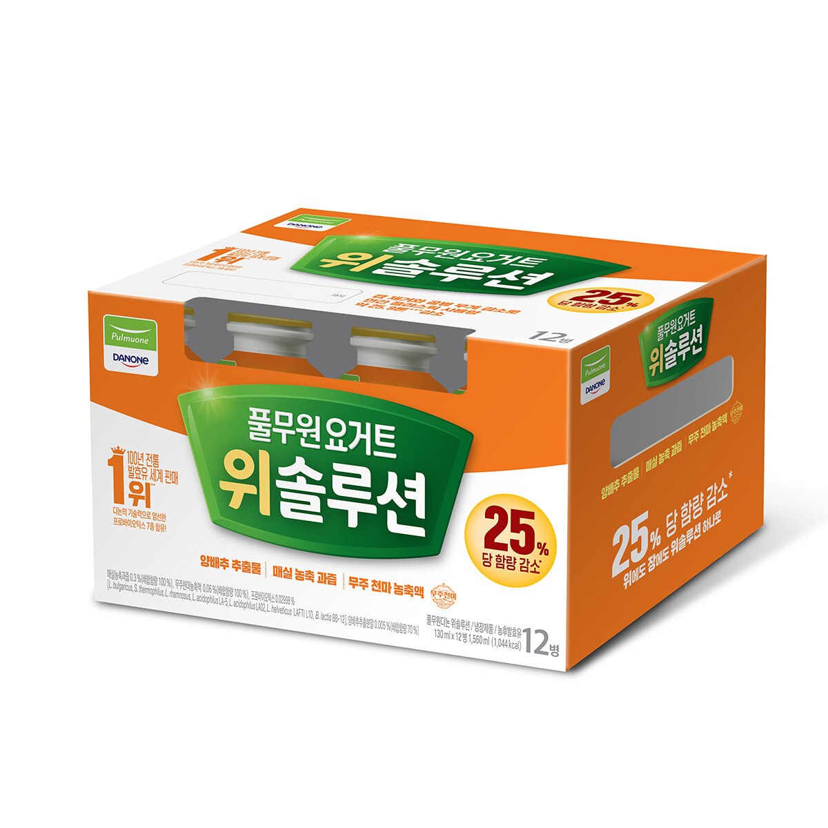 풀무원 다논 위솔루션 130ml x 12