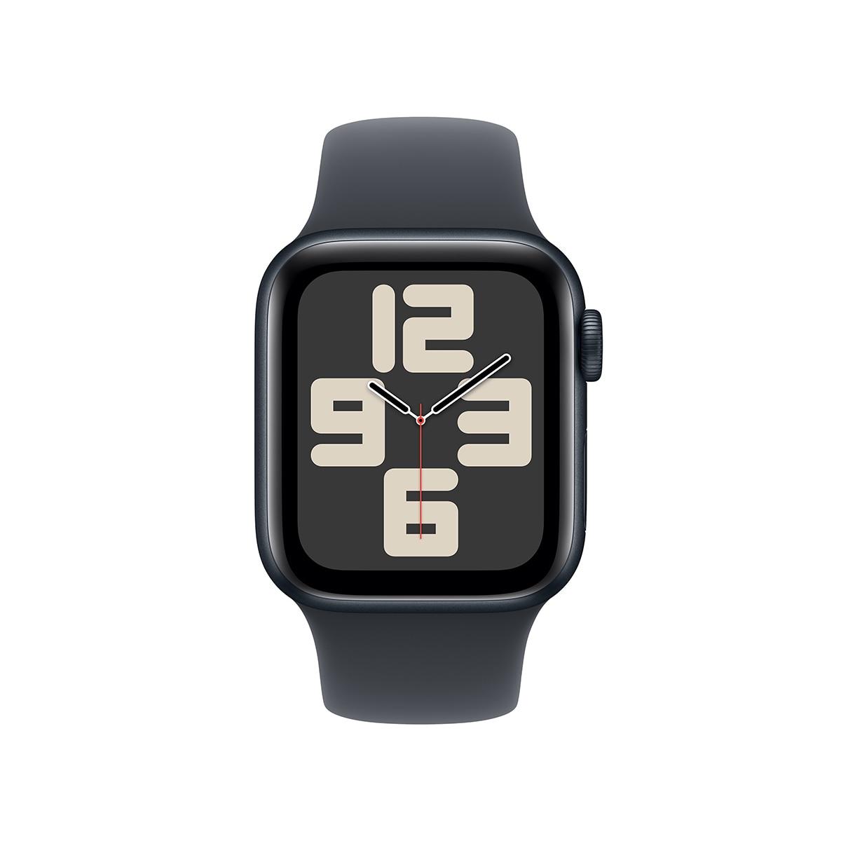 Apple 워치 SE GPS 40mm 미드나잇 알루미늄 스포츠 밴드 - S/M