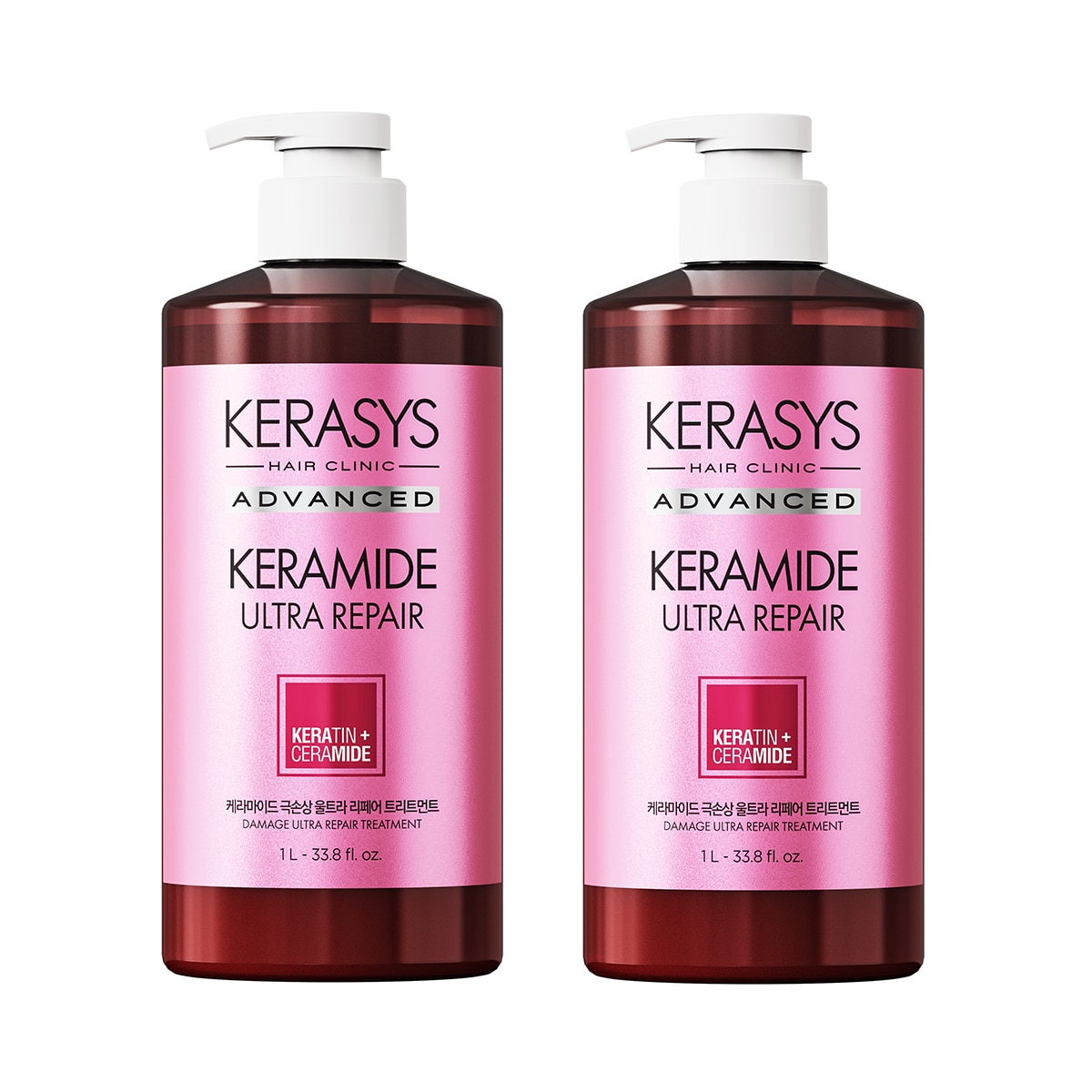 케라시스 케라마이드 극손상 샴푸/트리트먼트 1L x 2 - 트리트먼트