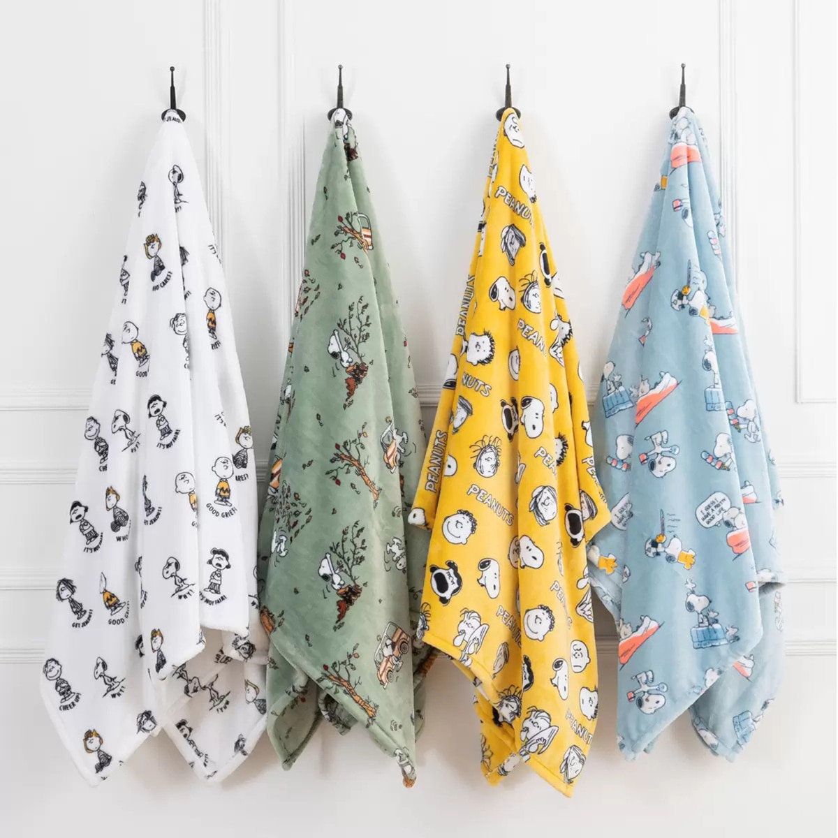 Peanuts 벨벳 담요 152 x 177cm