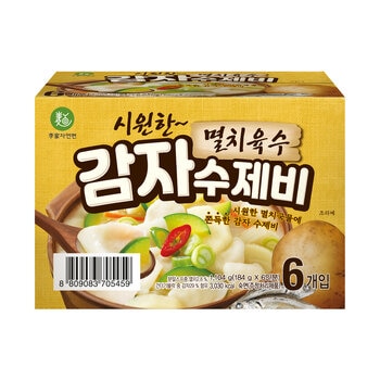 이가자연면감자수제비184g x 6