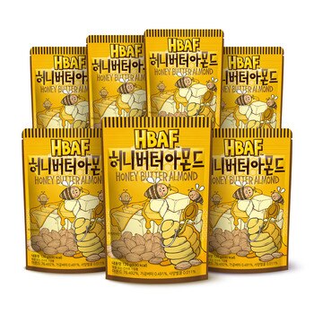 HBAF 허니버터 아몬드 120G X 7봉