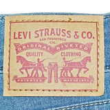 리바이스 여성 725 하이라이즈 부즈컷 청바지 - 미디엄 인디고