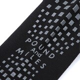 Pound & MIles 여성 압박 크루 양말 2 족 - 블랙