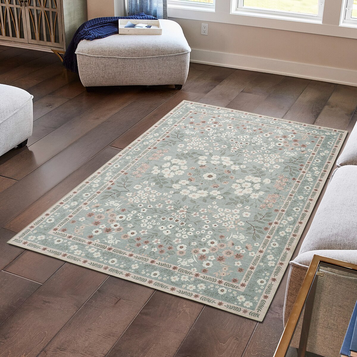 Wyatt&Ash 워셔블 러그 160x226cm - 민트