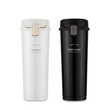 텀스 블랙 스텐 텀블러 500ml x 2PK
