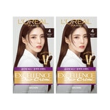 로레알 엑셀랑스 듀오크림 4호 브라운 2PK