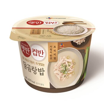 CJ 햇반 컵반 닭곰탕밥 261g x 12입 CJ 햇반 컵반 닭곰탕밥 261g x 12입