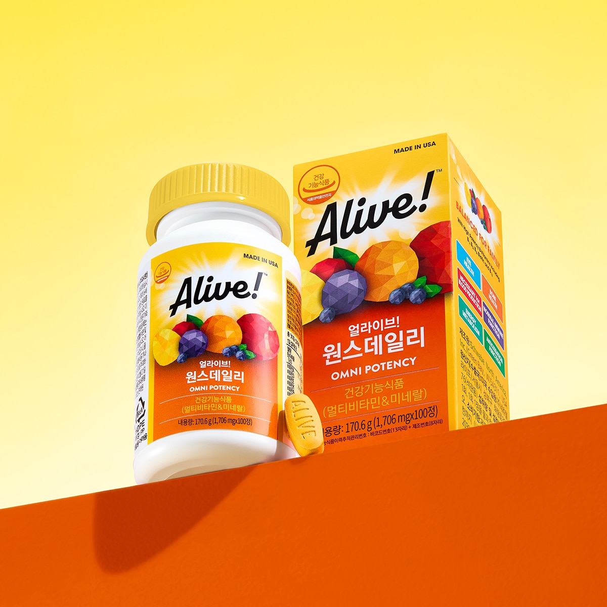 얼라이브 원스데일리 멀티비타민 1,706mg x 100정 얼라이브 원스데일리 멀티비타민 1,706mg x 100정