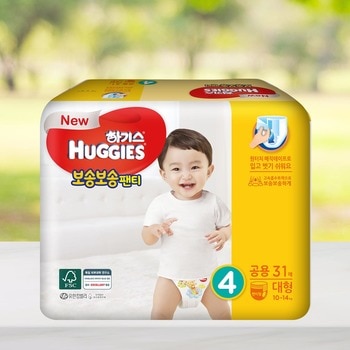 하기스 보송보송 팬티형 4단계 124ct 하기스 보송보송 팬티형 4단계 124ct