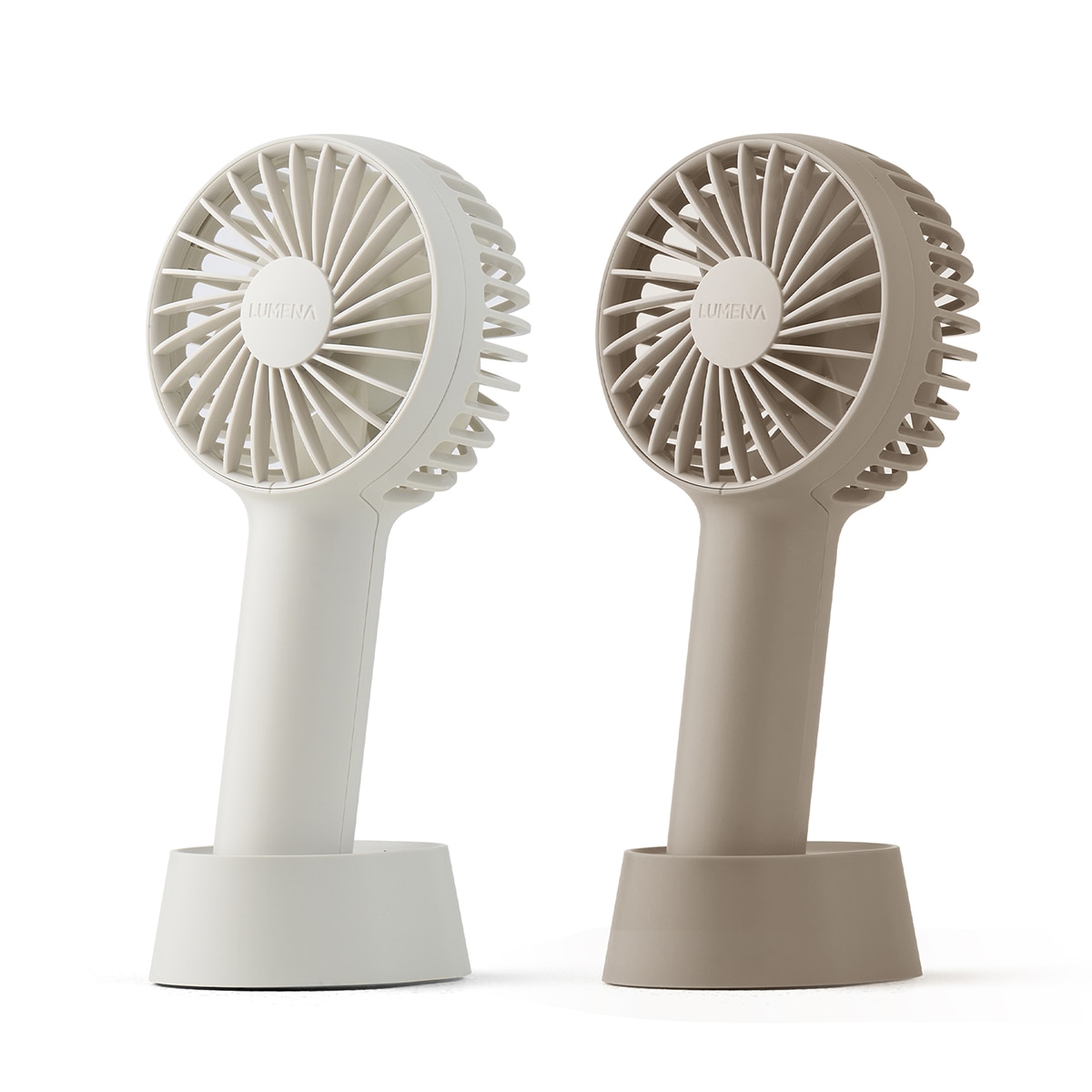 루메나 휴대용 무선 선풍기 FAN C 2 2 개입 - 크림화이트+클레이베이지