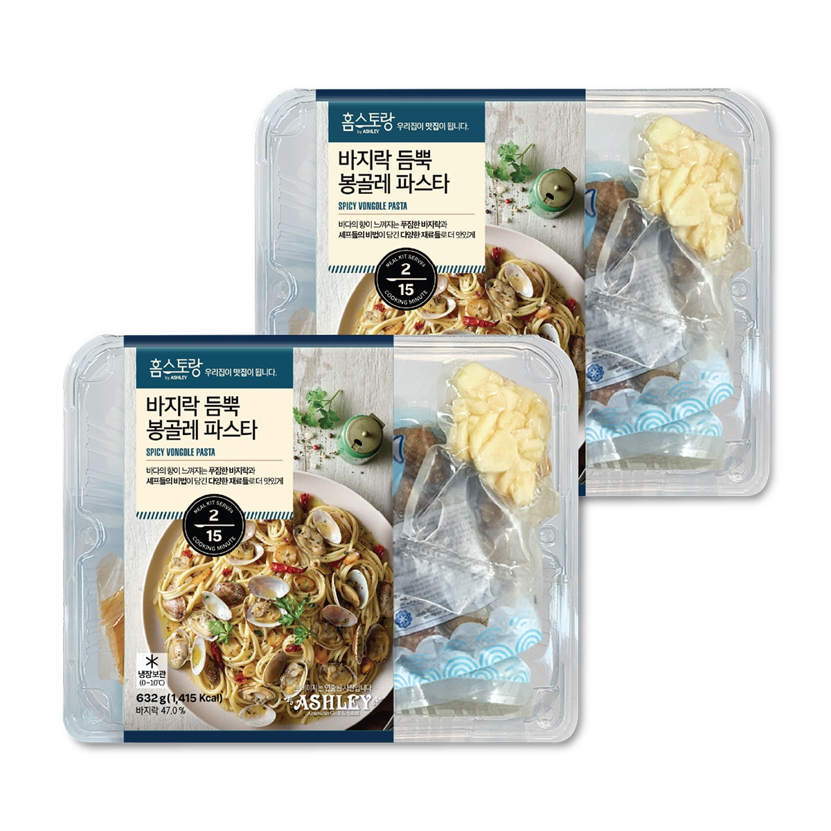 애슐리 바지락 듬뿍 봉골레 파스타 632g x 2ea 애슐리 바지락 듬뿍 봉골레 파스타 632g x 2ea