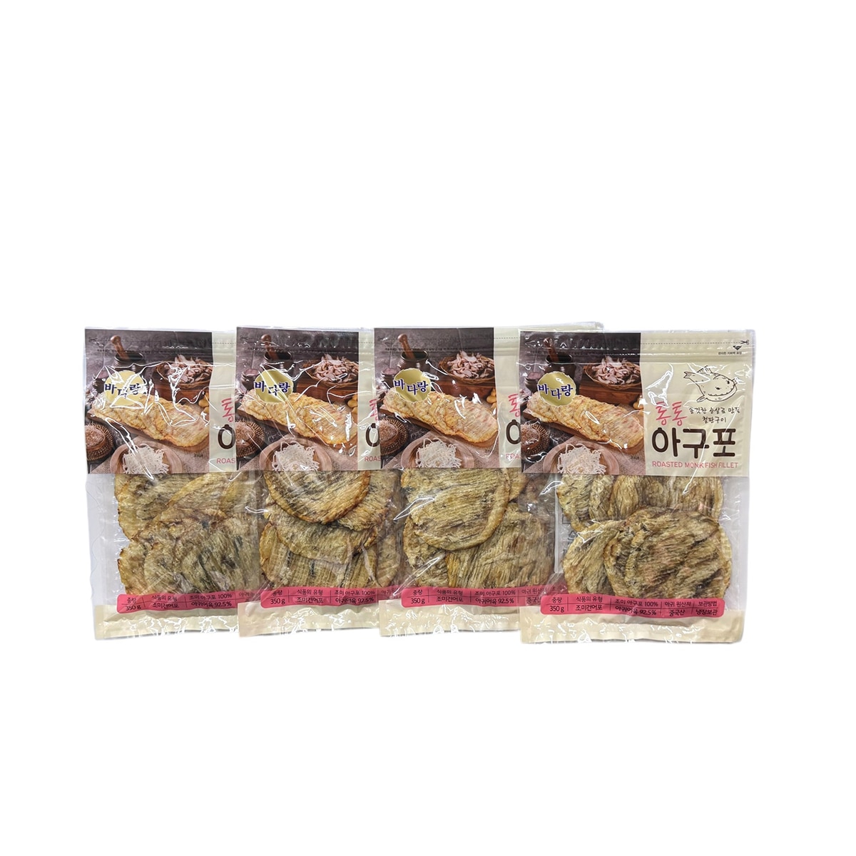 미성식품 바다랑철판구이 아구포 350g x 4