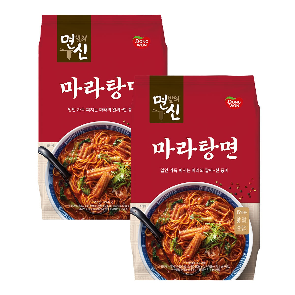 동원 면발의신 마라탕면 85g x 6