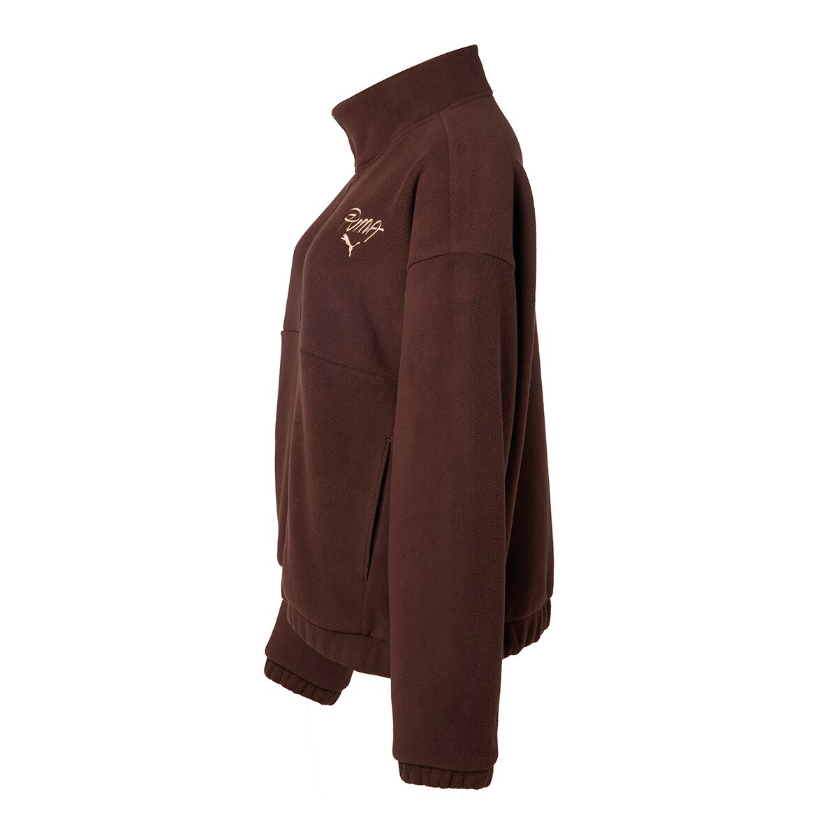푸마 여성 마이크로 플리스 아노락 - 브라운, XL