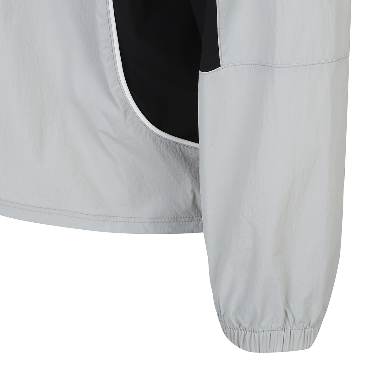 푸마 남성 긴소매 액티브 우븐 크루 - 그레이, M