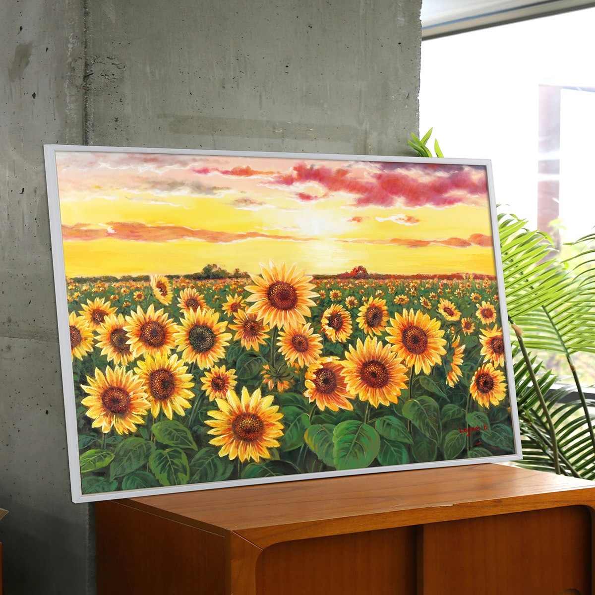 지클레 그림 액자 91x61cm - 풍요의 시작 II