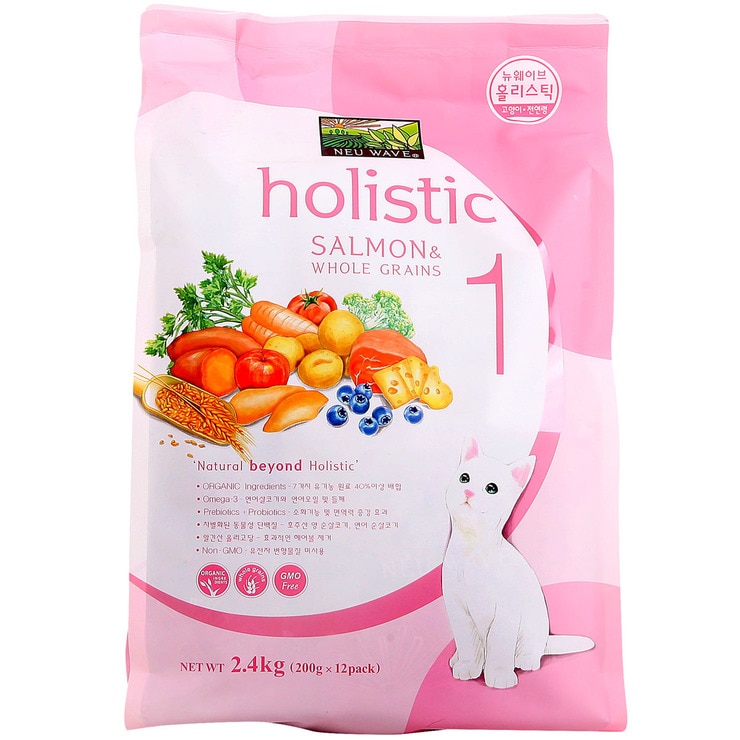 뉴웨이브 홀리스틱 고양이사료,연어 2.4kg 코스트코 코리아