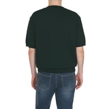 게스 남성 반소매 니트 크루넥 - 다크그린