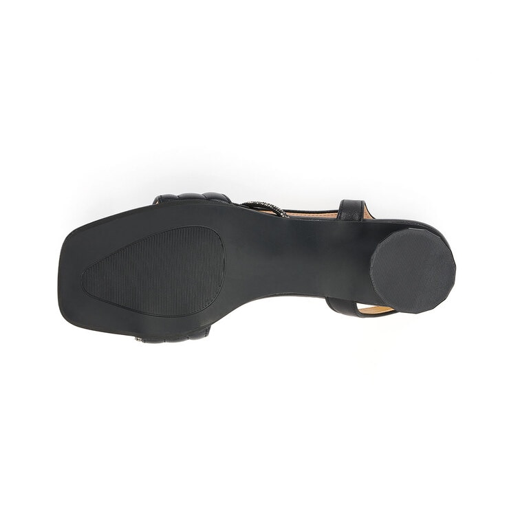 엘리자베스 스튜어트 램스킨 쥬얼 라인 샌들