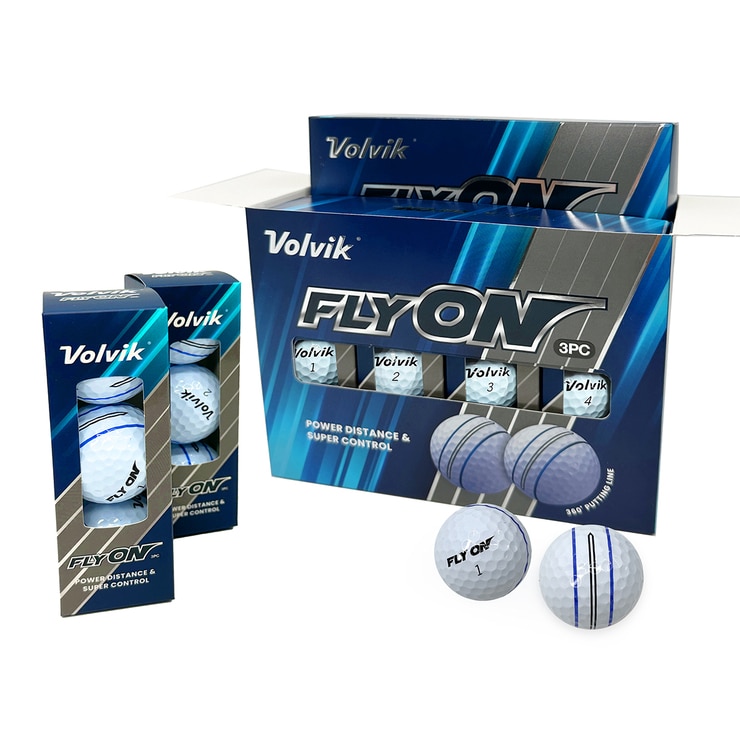 볼빅 플라이온 3 피스 골프공 24 개 X 480