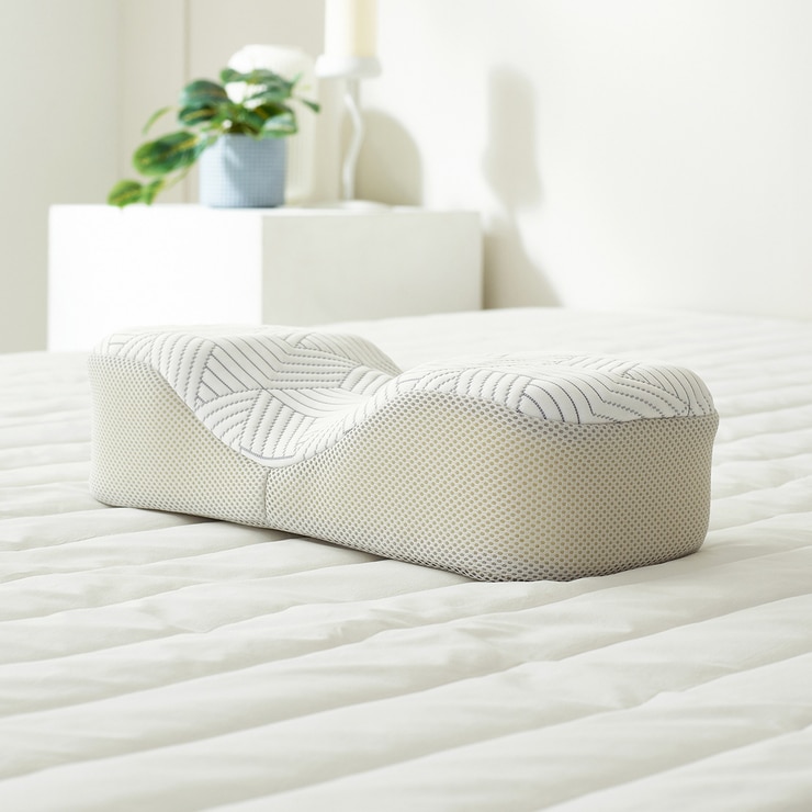 에이프릴앳홈 목편한 냉감 베개 38x16cm - 그레이