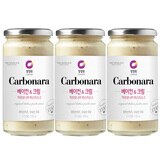청정원 프리미엄 파스타소스 3개입 - 까르보나라 350g x 3