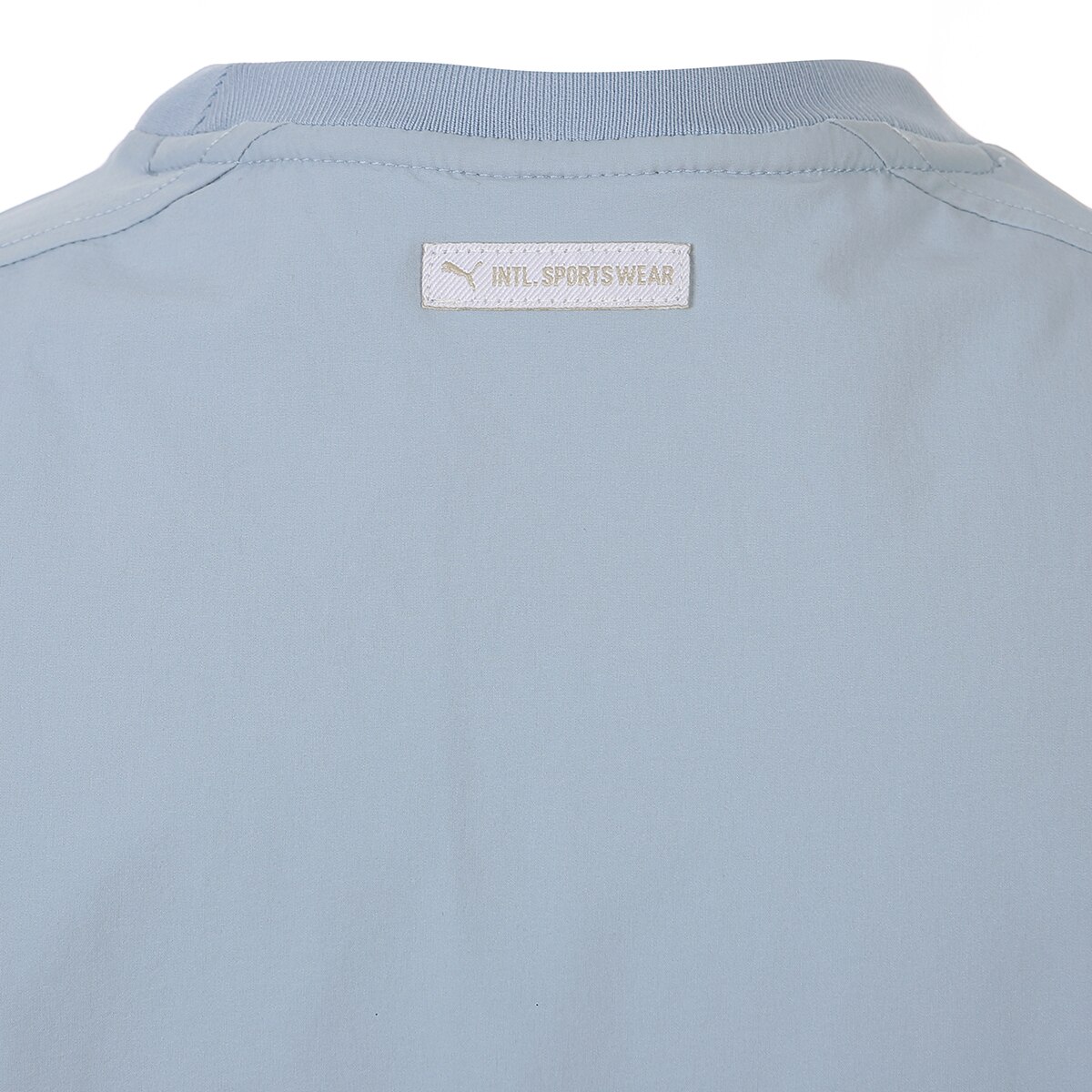 푸마 여성 우븐 티셔츠 - 베이비 블루, L 푸마 여성 우븐 티셔츠 - 베이비 블루, L