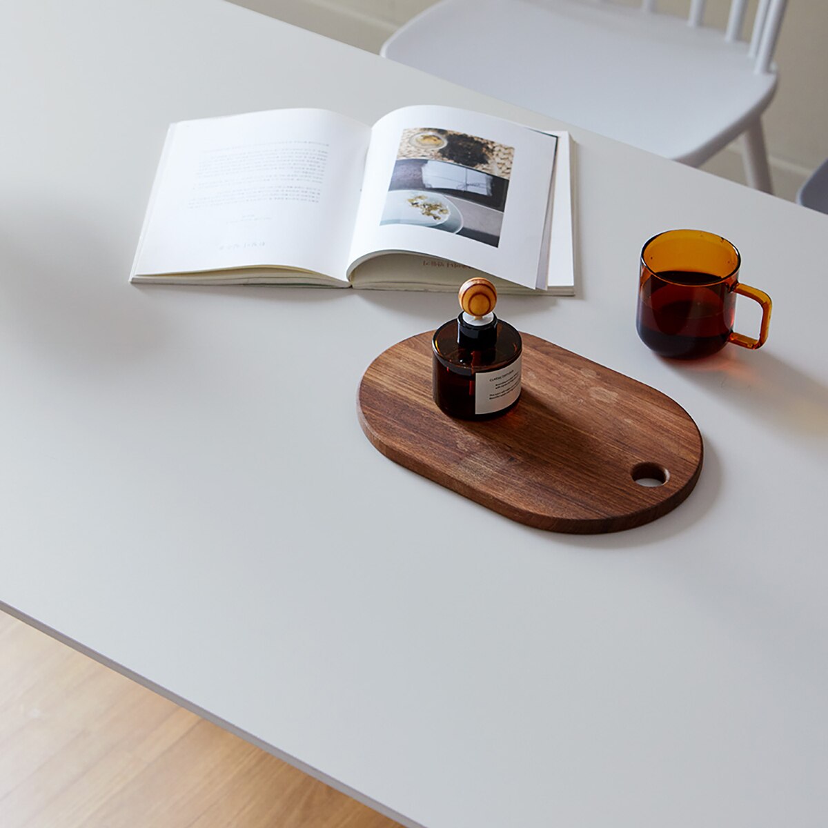 헤이지 세라믹 식탁 세트 4인 - 내츄럴, 솔리드 베이지 헤이지 세라믹 식탁 세트 4인 - 내츄럴, 솔리드 베이지