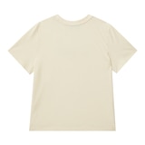 코데즈컴바인 여성 반소매 티셔츠 - 크림, L