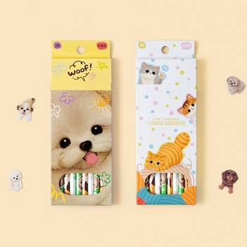 고양이 & 강아지 연필 10개 x 10세트