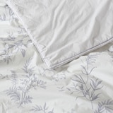 April At Home 80수면 프린트 파이핑 양모이불 - 퀸, 그레이