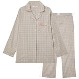 게스 여성 코튼 파자마 세트 - 옐로우 체크, M 게스 여성 코튼 파자마 세트 - 옐로우 체크, M