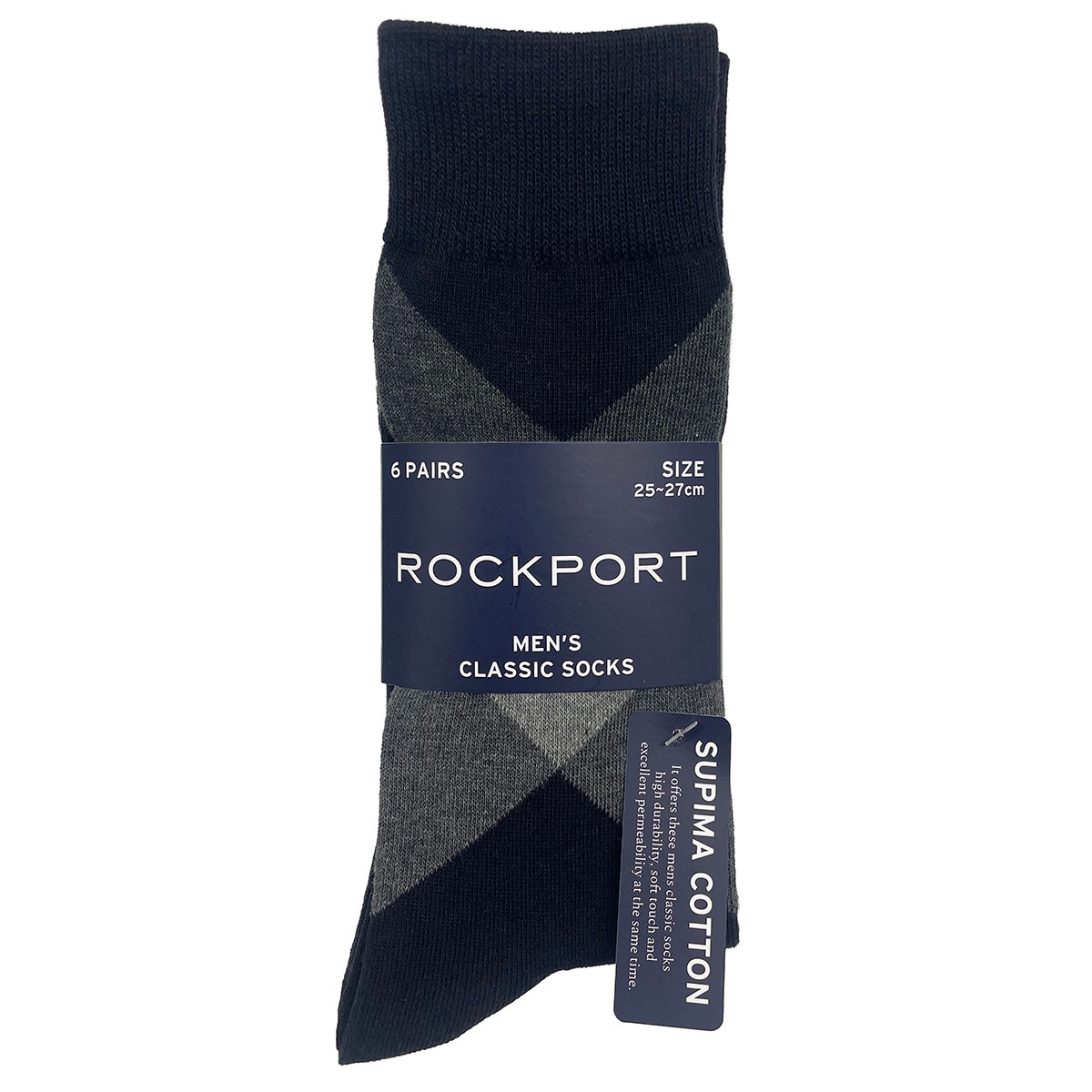 락포트 남성 양말 6족 - B2
