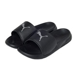 푸마 성인 소프트라이드 팀캣 슬라이드 - 블랙