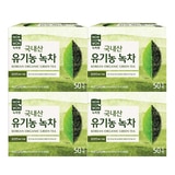 녹차원 유기농 순수녹차 1.2g x 50티백 x 4