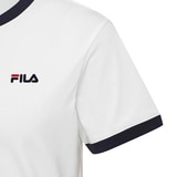 휠라 여성 링거 티셔츠 - 화이트, M